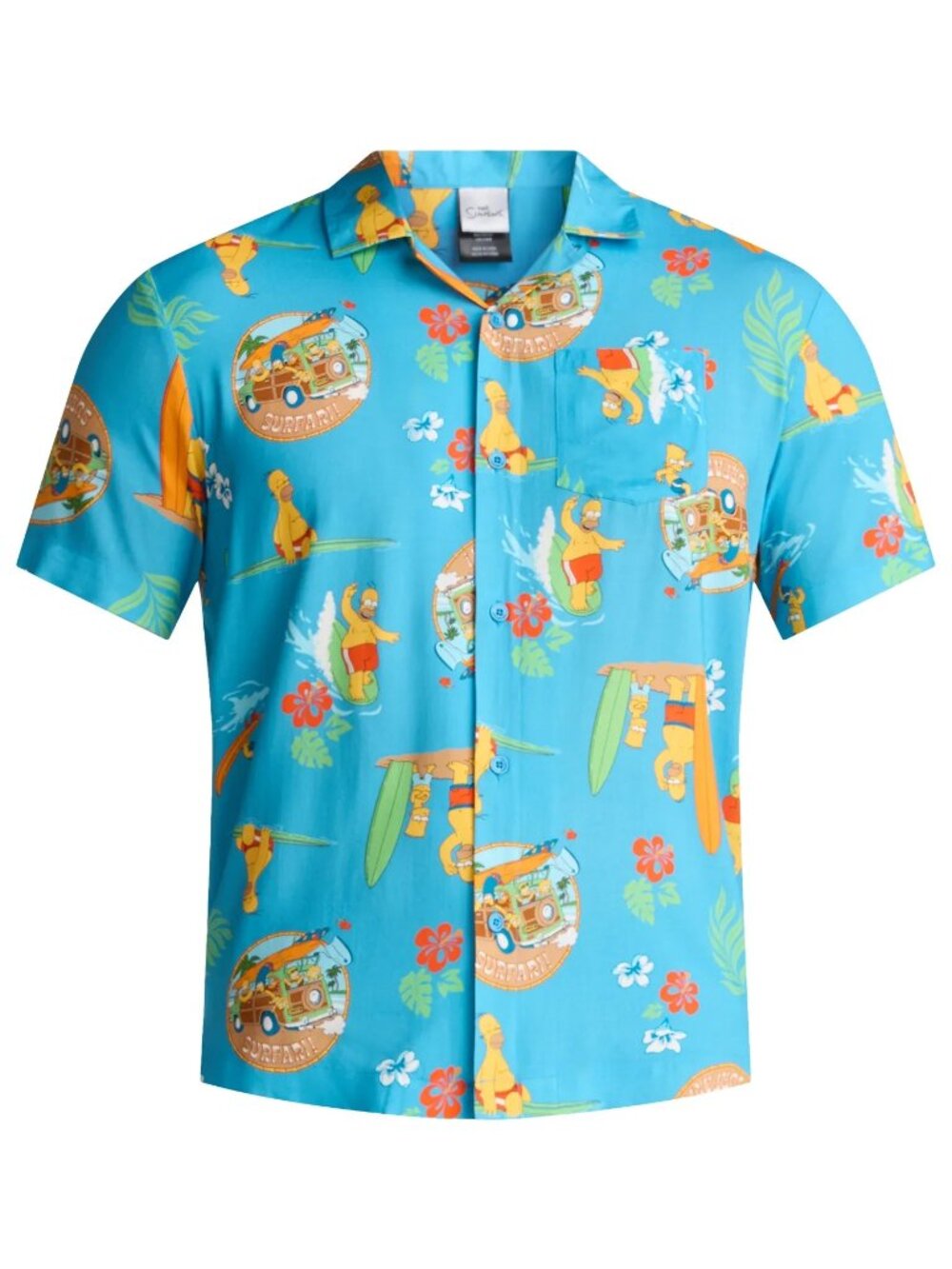 Simpsons Safari Button Up Shirt